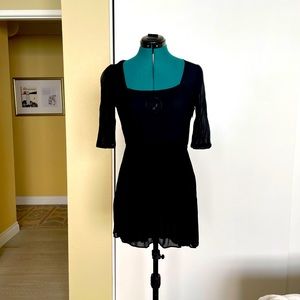 Reformation Sheer Mini Dress